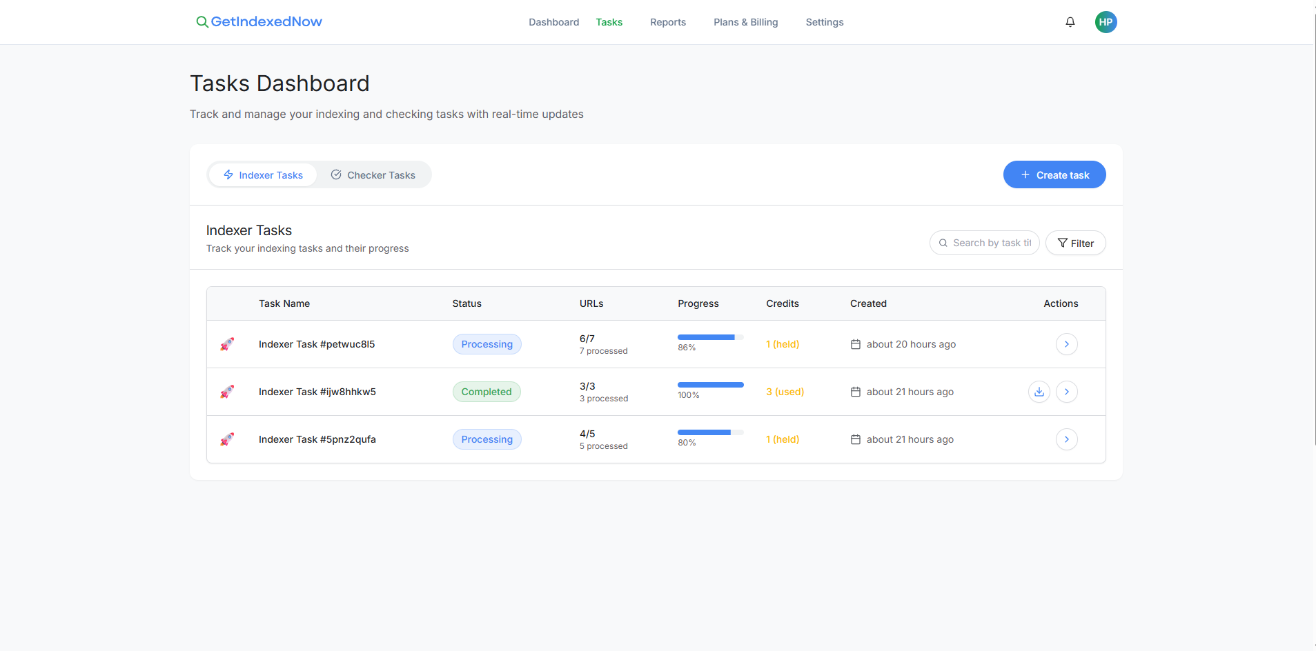 How to Submit Bulk URLs